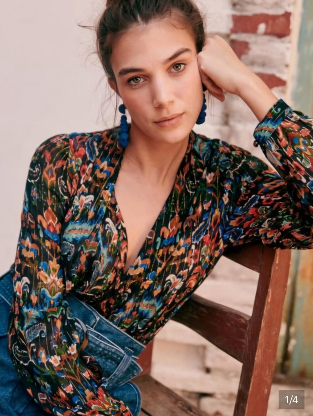 SEZANE Abelia Blouse M
